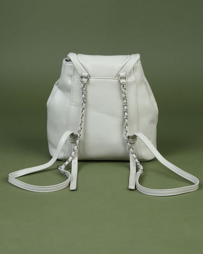 Ivory Envelope Backpack