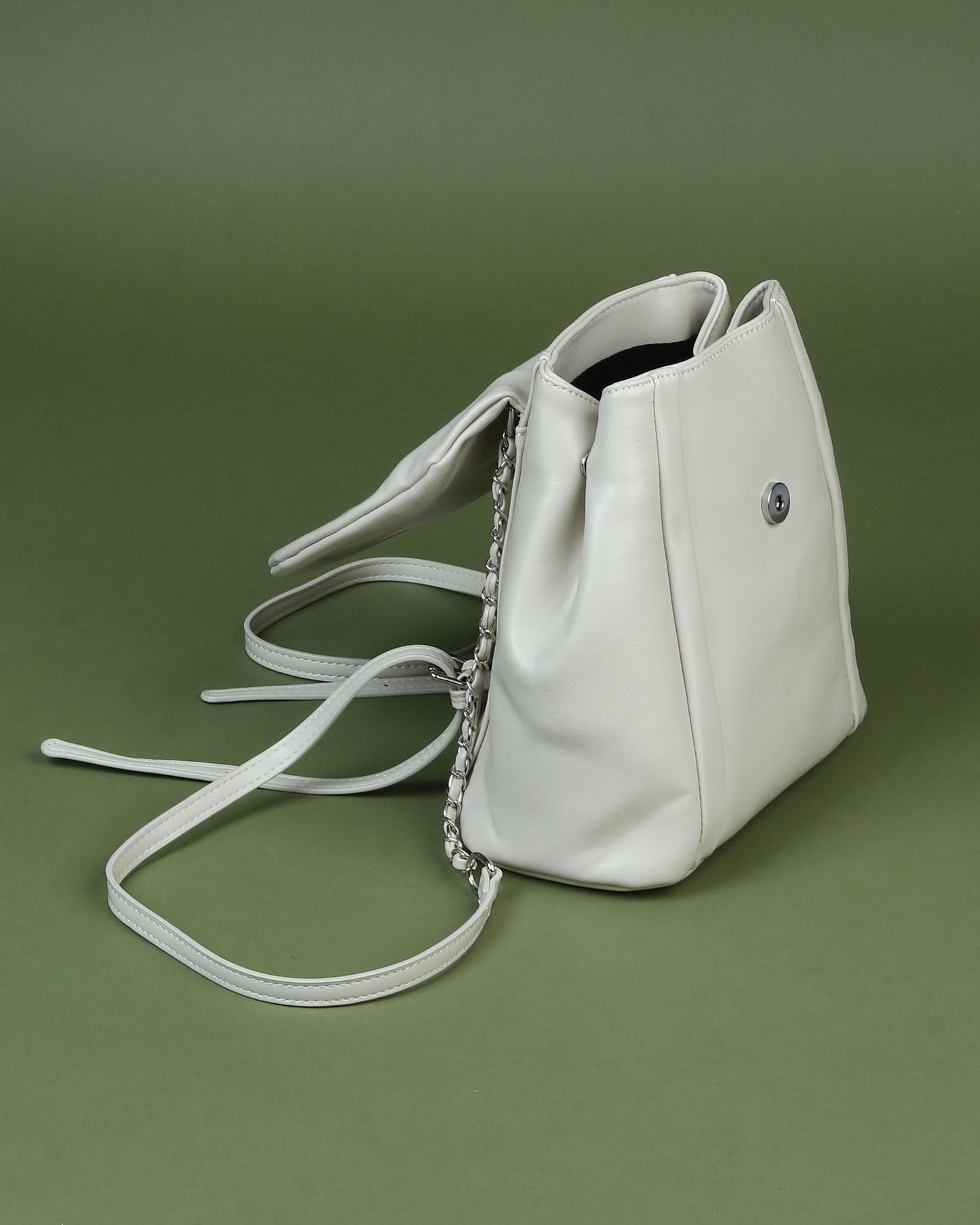 Ivory Envelope Backpack