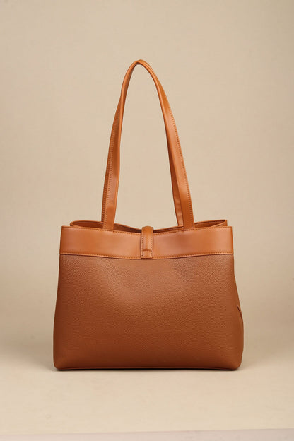 Caramel Elegance Shoulder Bag.