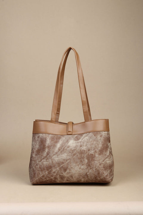 Caramel Elegance Shoulder Bag.