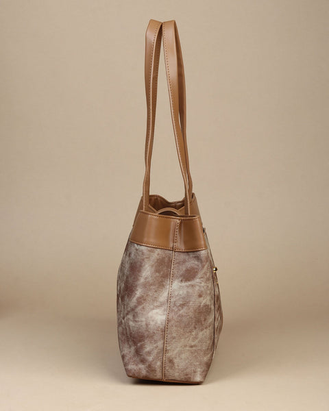 Caramel Elegance Shoulder Bag.