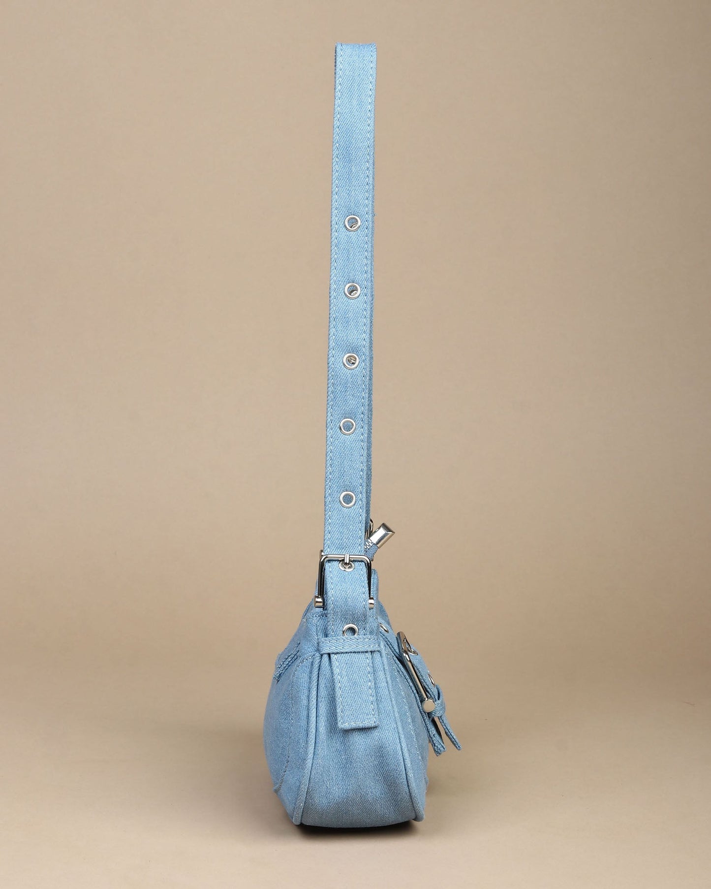 Noir Denim Shoulder Bag