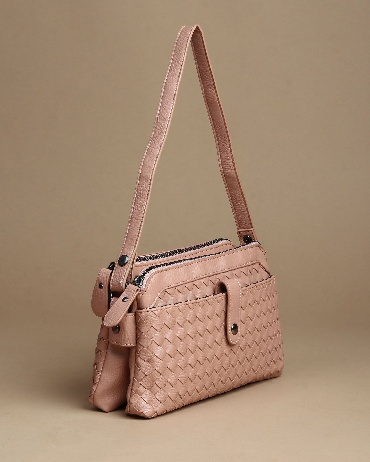 Faux Leather Sling Bag Elegance