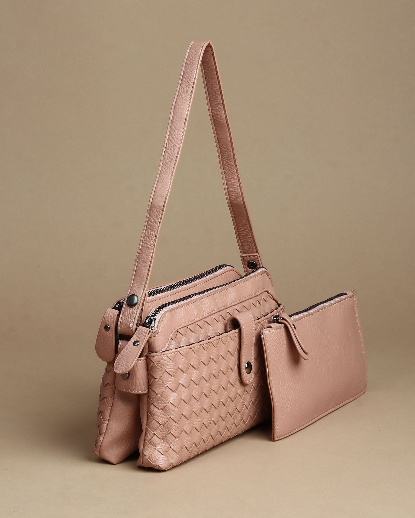 Faux Leather Sling Bag Elegance