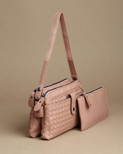 Faux Leather Sling Bag Elegance