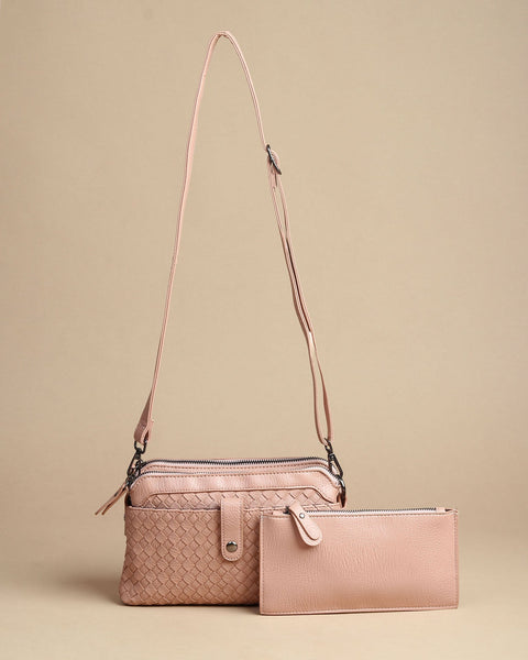 Faux Leather Sling Bag Elegance