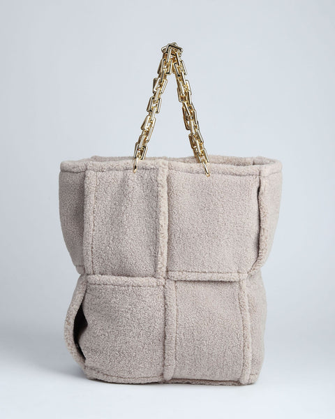 Cozy Luxe Fleece Tote