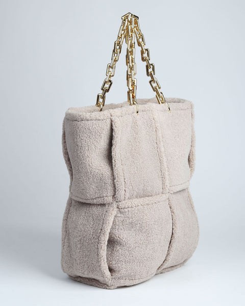 Cozy Luxe Fleece Tote