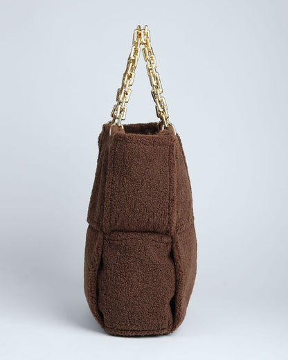 Cozy Luxe Fleece Tote Bag