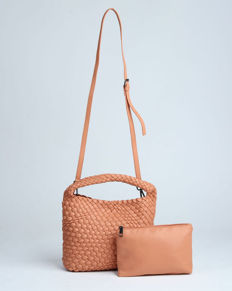 Faux Leather Sling Bag