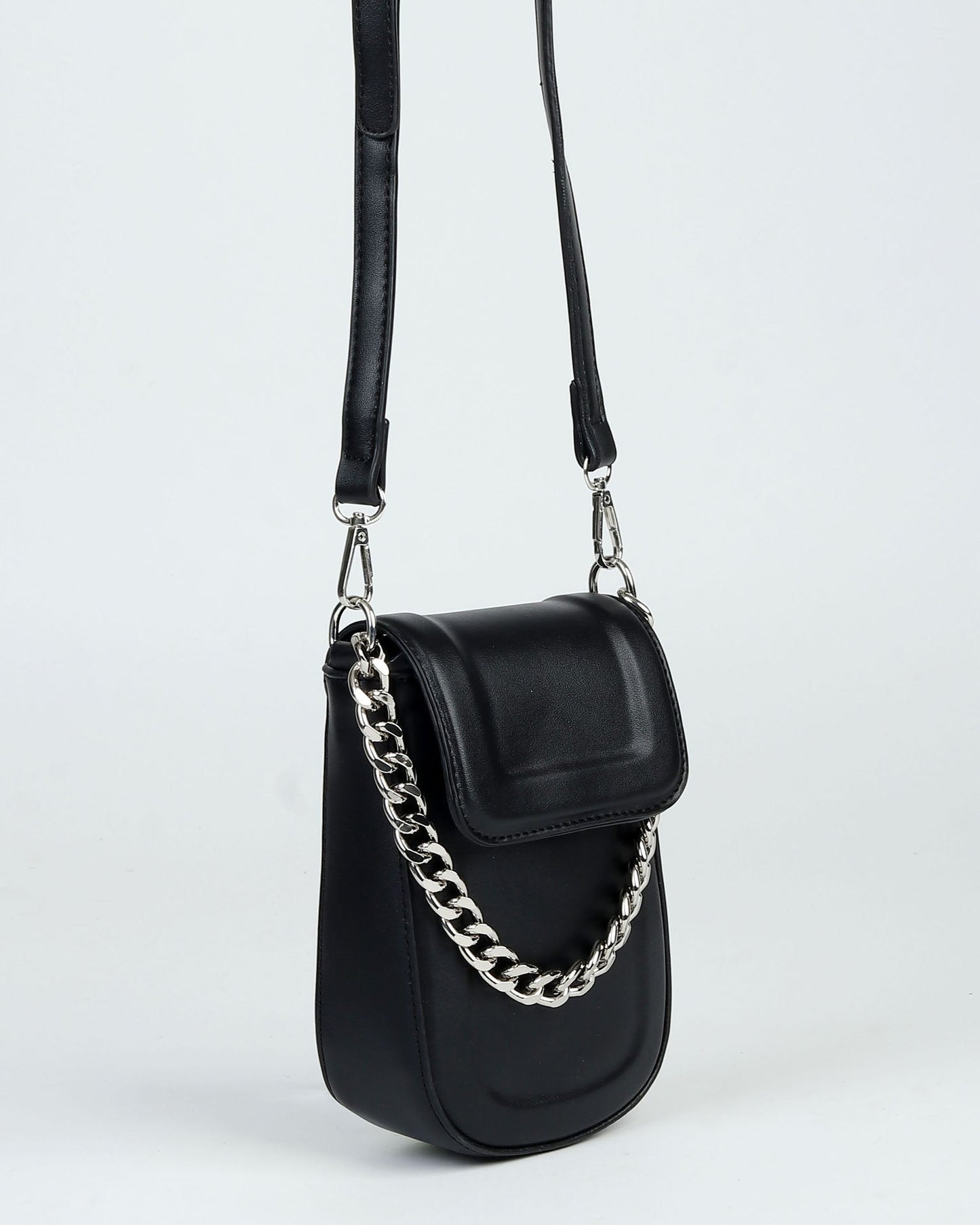 Faux Leather Cross Body Bag