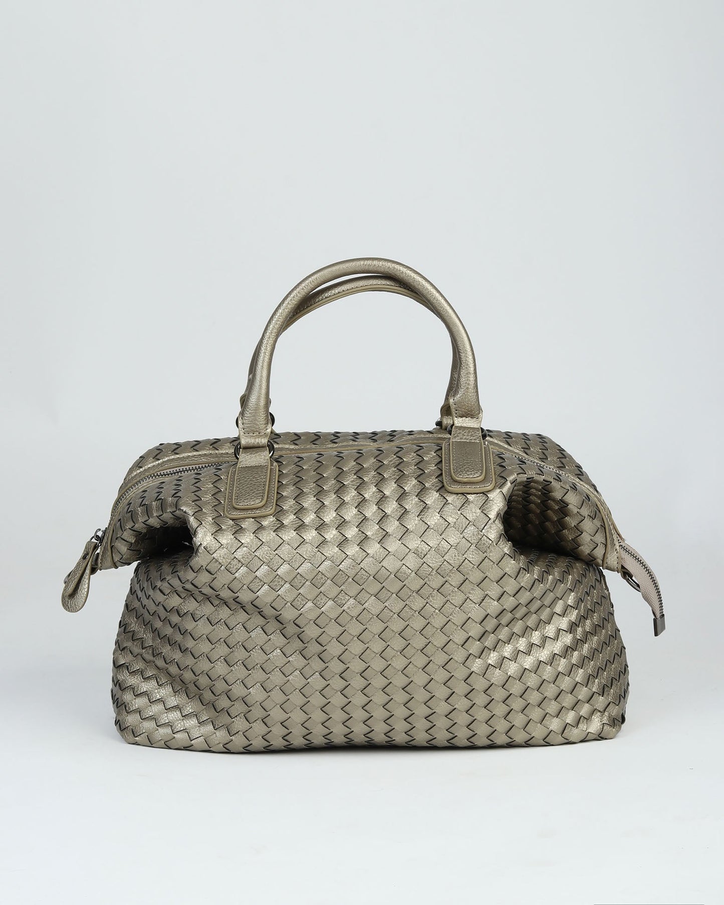 Metallic Glamour Shin Handbag