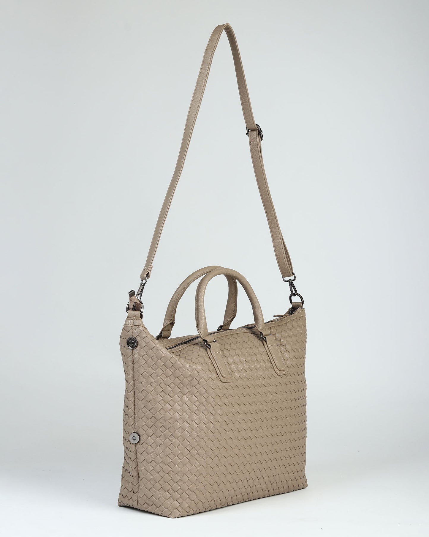 Metallic Glamour Shin Handbag