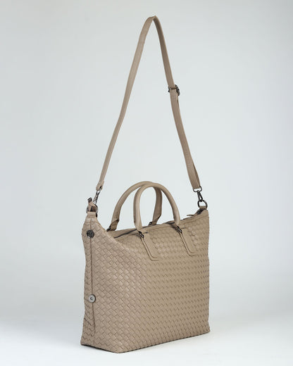 Metallic Glamour Shin Handbag